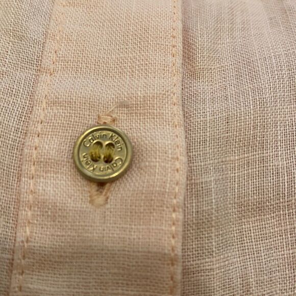 Calvin Klein pink linen shirt. Size Xs. Very good condition - Picture 10 of 10